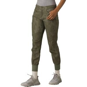 PrAna Women Standard Fit Cargo Jogger Pants Camo Print 6 Rg Outdoor